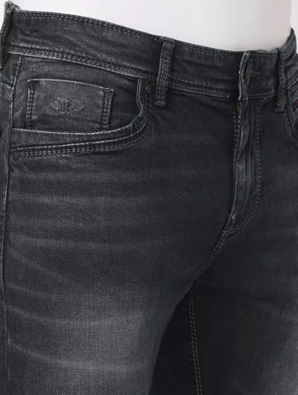 ROOKIES COOL STRIDE MEN'S LOWRISE SLIM FIT JEANS WITH TAPERED ANKLES - Image 2