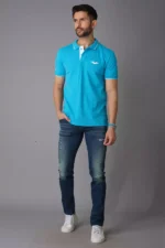 ROOKIES DARK BLUE 5 POCKET MID-RISE TORN JEANS (LENNON) KNIT DENIM - Image 6