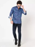 ROOKIES DARK BLUE 5 POCKET LOW-RISE ANKLE LENGTH JEANS (SPRINGSTEEN FIT) - Image 5