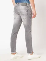 ROOKIES DARK GREY 5 POCKET LOW-RISE ANKLE LENGTH JEANS (SPRINGSTEEN FIT) - Image 3