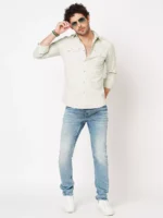 ROOKIES LIGHT BLUE DENIM 5 POCKET LOW-RISE ANKLE LENGTH JEANS (SPRINGSTEEN FIT) - Image 5