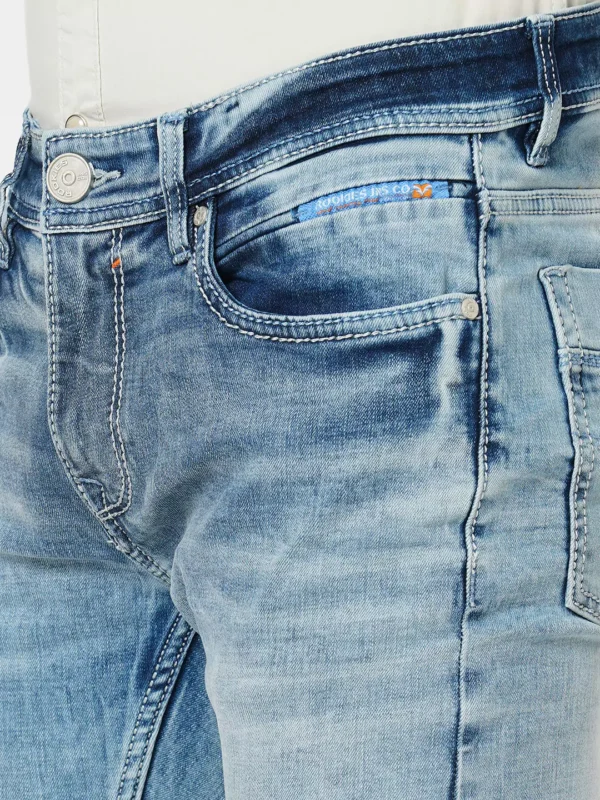 ROOKIES LIGHT BLUE DENIM 5 POCKET LOW-RISE ANKLE LENGTH JEANS (SPRINGSTEEN FIT) - Image 2