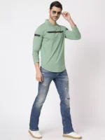 ROOKIES MED BLUE 5 POCKET BOOTCUT LOW RISE BOOT LEG JEANS (BOOT CUT JEANS) - Image 5