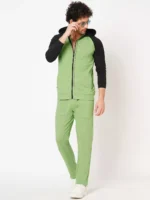 ROOKIES GREEN RUST FULL SLEEVE ATHLEISURE HOODIE ZIPPER JACKET/ SWEAT SHIRT/HOODIE JACKET - Image 7