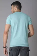 ROOKIES LIGHT TURQ HALF SLEEVE ROUND NECK TEE/TSHIRT FOR MEN - Image 3