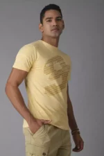 ROOKIES PEACH HALF SLEEVE ROUND NECK TEE/PEACH TSHIRT FOR MEN - Image 4