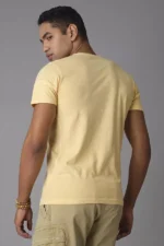ROOKIES PEACH HALF SLEEVE ROUND NECK TEE/PEACH TSHIRT FOR MEN - Image 3