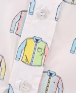 ToffyHouse 100% Cotton Full Sleeve Shirt Printed - White - Image 2