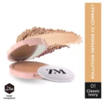ZM Zayn & Myza Pollution Defense CC Compact Powder | With SPF 30 For Sun Protection | Matte Finish & Color Correcting Formula | Long lasting | Absorbs Oil | For all skin types | Classic Ivory, 9g - Image 3