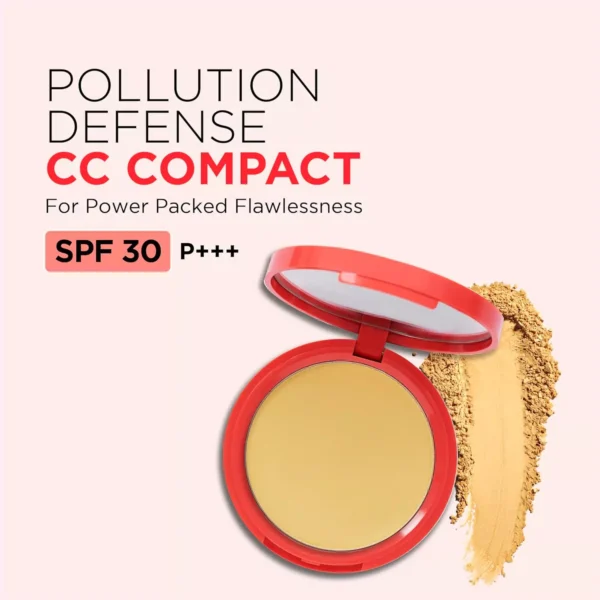 ZM Pollution Defense CC with SPF 30 Compact, Matte Finish, Vegan, Pure Porcelain, 9 Gm - Image 4