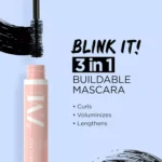 ZM 3 in 1 Buildable Mascara, Blink It - 24hr Lasting, Water Resistant- 8.5 ml - Image 2