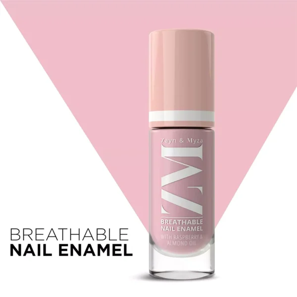 zm-nail-enamel-18-1-65cde3a463a10 ZM Zayn & Myza Breathable Nail Enamel - Mauve Cheesecake | Smooth Application | Quick-Drying I Longlasting I Chip-Defiant I Water Permeable | Glossy Finish | 100% Vegan, 6 ml - Image 1