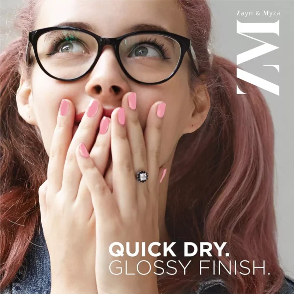 zm-nail-enamel-18-2-65cde39d21160 ZM Zayn & Myza Breathable Nail Enamel - Mauve Cheesecake | Smooth Application | Quick-Drying I Longlasting I Chip-Defiant I Water Permeable | Glossy Finish | 100% Vegan, 6 ml - Image 2