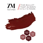 ZM Transfer-Proof Power Matte Bullet Lipstick, Vegan, 3.2 g (Selfie Red) - Image 2