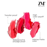 ZM Zayn & Myza Transfer-Proof Power Matte Bullet Lipstick (Vegan, 3.2 g) (Warm Espresso) - Image 3