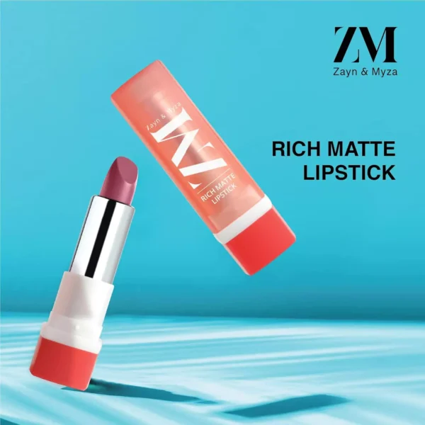 zm-rich-matte-lipstick-5-2-65cca96fee71d ZM Rich Matte Creamy Bullet Lipstick, Trend Setter, 4.2 G - Image 5