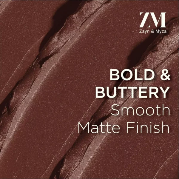 zm-rich-matte-lipstick-6-6-65ccaa28ad434 ZM Rich Matte Creamy Bullet Lipstick, Influencer, 4.2 G - Image 2