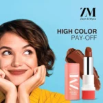 ZM Zayn & Myza Rich Matte Lipstick | Smooth and Light Weight | Intense Color in one Swipe | High Pigmentation Bullet Lip Stick Enriched with Argan oil, Murumuru and Shea Butter, (4.2 g, Forbidden) - Image 4