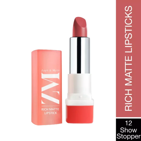 zm-rich-matte-lipstick-8-7-65ccab46d2655 ZM Rich Matte Creamy Bullet Lipstick, Show Stopper, 4.2 G - Image 7