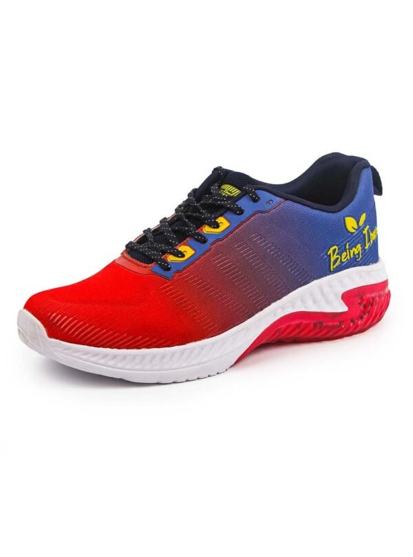 Mens Athletic Running Tennis Shoes Lightweight Sport Gym Jogging Walking Sneakers For Men-Red - Image 1