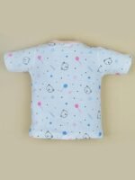 Toddler Baby Boy Clothes Half Sleeve Printed Crewneck T-Shirt Top + Solid Drawstring Pants Set Infant Fall Outfits White - Image 2