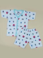 Toddler Baby Boy Clothes Long Sleeve Striped Crewneck T-Shirt Top + Solid Drawstring Pants Set Infant Fall Outfits_White - Image 5