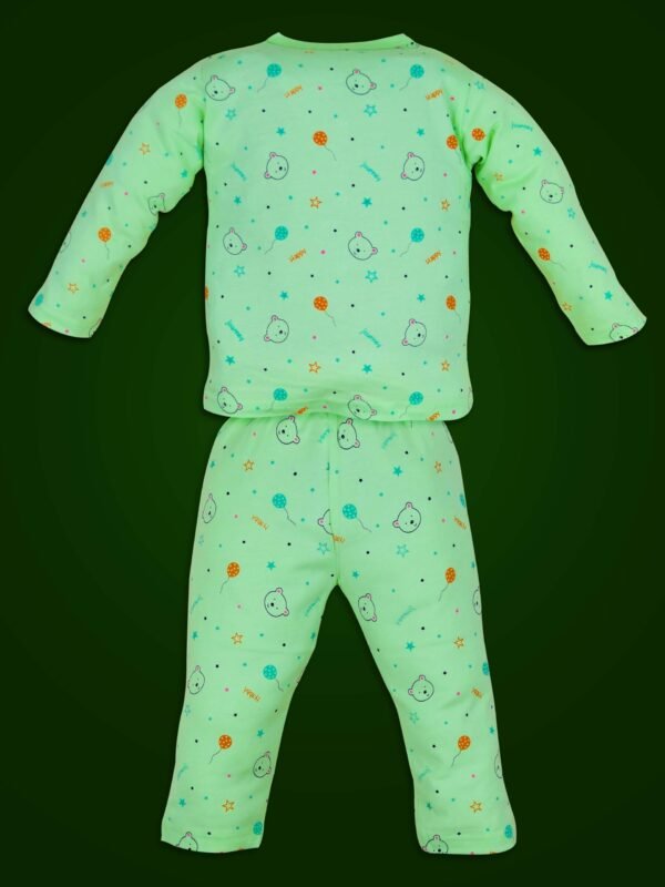 Baby Clothes Set Full Sleeve Jhabla 100% Pure Cotton Top Bottom Set for New Born Baby Night Suit for Baby Boy's & Baby Girl's Sleepsuit Pajama Nightwear Gift Set - Image 5