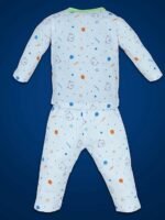 Baby Clothes Set Full Sleeve Jhabla 100% Pure Cotton Top Bottom Set for New Born Baby Night Suit for Baby Boy's & Baby Girl's Sleepsuit Pajama Nightwear Gift Set - Image 2