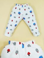 Baby Clothes Set Full Sleeve Jhabla 100% Pure Cotton Top Bottom Set for New Born Baby Night Suit for Baby Boy's & Baby Girl's Sleepsuit Pajama Nightwear Gift Set - Image 3