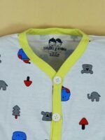 Baby Clothes Set Full Sleeve Jhabla 100% Pure Cotton Top Bottom Set for New Born Baby Night Suit for Baby Boy's & Baby Girl's Sleepsuit Pajama Nightwear Gift Set - Image 2
