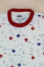 Kids Half Sleeve Denim Dungaree Dress Set with T-shirt for Baby Boys & Baby Girls|100% Cotton Printed Dungaree Set|Kids Dress for Baby Boys and Baby Girls - Image 4