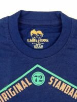 Cotton Round Neck Half Sleeve T-Shirt With Denim Short Clothing Set for Kids Half Pant For Boys Boys Tees Combo_Navy Blue - Image 2