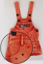 Kids Half Sleeve Denim Dungaree Dress Set with T-shirt for Baby Boys & Baby Girls|100% Cotton Printed Dungaree Set|Kids Dress for Baby Boys and Baby Girls - Image 4
