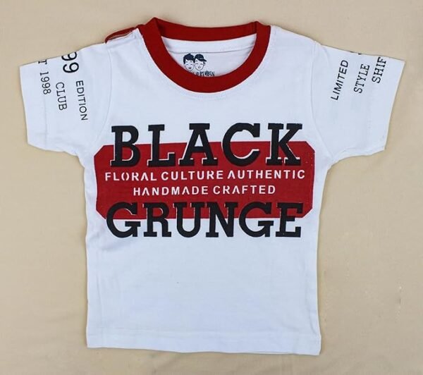 Kids Half Sleeve Denim Dungaree Dress Set with T-shirt for Baby Boys & Baby Girls|100% Cotton Printed Dungaree Set|Kids Dress for Baby Boys and Baby Girls - Image 5