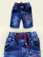 Cotton Half Sleeve T-Shirt With Denim Short PACK OF 2 - Image 5