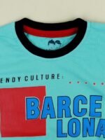 Cotton Round Neck Half Sleeve T-Shirt With Denim Short Clothing Set for Kids Half Pant For Boys Boys Tees Combo_Multicolor - Image 4
