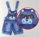 Kids Half Sleeve Denim Dungaree Dress Set PACK OF 2 - Image 7