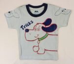 Kids Half Sleeve Denim Dungaree Dress Set with T-shirt for Baby Boys & Baby Girls|100% Cotton Printed Dungaree Set|Kids Dress for Baby Boys and Baby Girls - Image 5