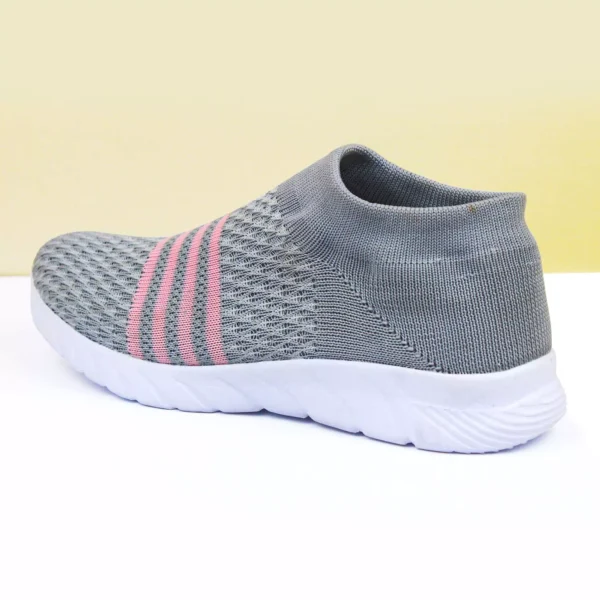 Women's Slip-On Sneaker | Casual Shoes for Running, Gym and Walking Sports Running Shoes for Women's & Girl's_Grey - Image 6