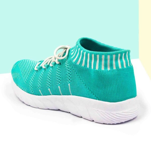 Women's Lightweight Athleisure Knitted Active Wear Slip-On Sneaker Shoes for Sports, Athletics and Walking_Sea Green - Image 2
