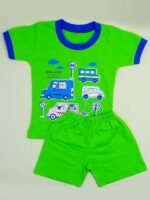 Baby Boy's Cotton Clothing Set Baby's/Cotton Tshirt Pant Set Boy's/Cotton Half Sleeves T-shirt with Pant Set/Child Cotton T-Shirt And Shorts Clothing Set - Image 2