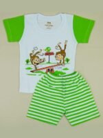 Baby Boy's Cotton Clothing Set Baby's/Cotton Tshirt Pant Set Boy's/Cotton Half Sleeves T-shirt with Pant Set/Child Cotton T-Shirt And Shorts Clothing Set - Image 5