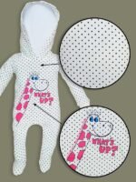 Baby Boys-girls Sleep and Play Pajamas, 100% Cotton One-piece Romper Jumpsuit Snap Buttons Front Pajamas White - Image 3