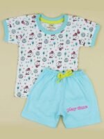 Baby Boy's Cotton Clothing Set Baby's/Cotton Tshirt Pant Set Boy's/Cotton Half Sleeves T-shirt with Pant Set/Child Cotton T-Shirt And Shorts Clothing Set - Image 2