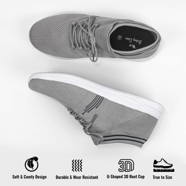 Men's Running Shoes Ultra Lightweight Breathable Walking Shoes Non Slip Athletic Fashion Sneakers Mesh Workout Casual Sports Shoes - Image 4