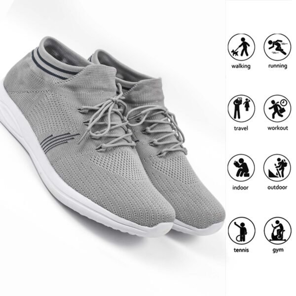 Men's Running Shoes Ultra Lightweight Breathable Walking Shoes Non Slip Athletic Fashion Sneakers Mesh Workout Casual Sports Shoes - Image 7