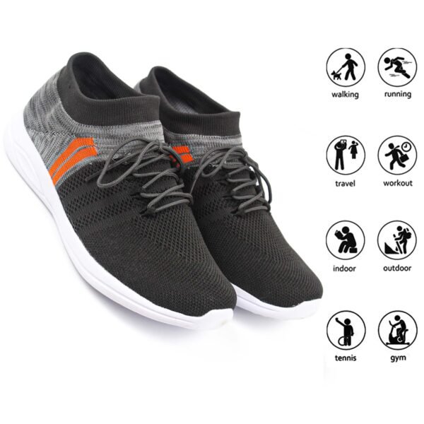 Mens Slip on Walking Shoes Non Slip Breathable Lightweight Seakers Athletic Tennis Running Shoes for Gym Travel Jogging - Image 7