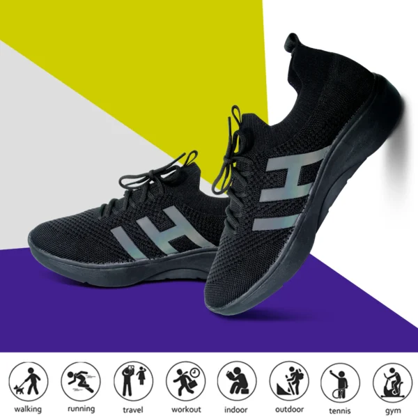 Mens Slip On Walking Shoes Non Slip Running Shoes Breathable Workout Shoes Lightweight Gym Sneakers - Image 3