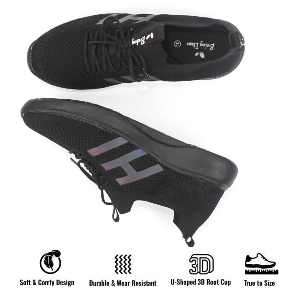 Mens Slip On Walking Shoes Non Slip Running Shoes Breathable Workout Shoes Lightweight Gym Sneakers - Image 5