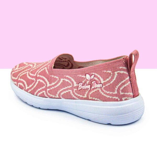 Women's Bellies|Women's & Girls' Ballet Flat Shoes|Comfortable Stylish Solid Wedge Heel Slip-On Bellies & Ballerina for Girls_Pink - Image 5
